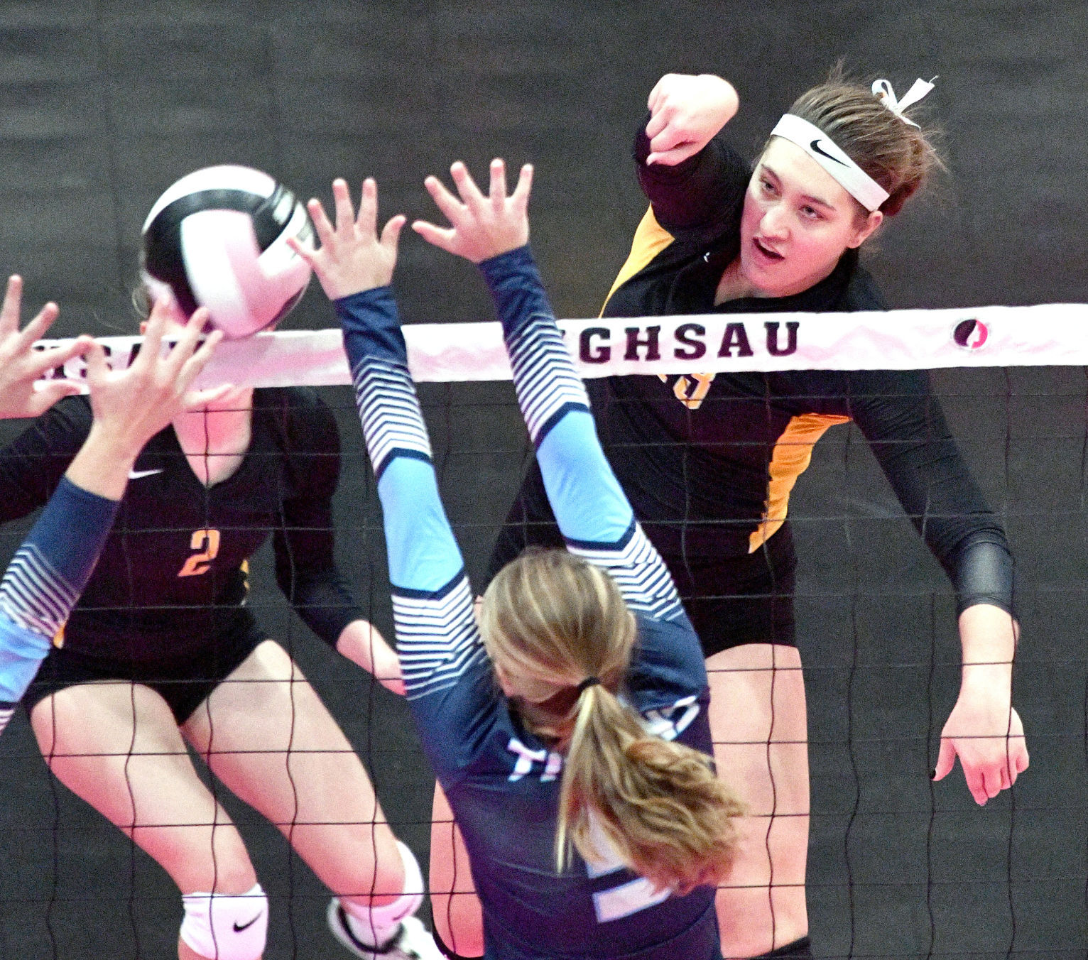 Waverly-Shell Rock vs Lewis Central state volleyball
